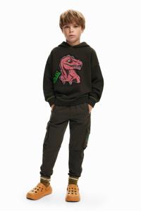 Dinosaurus sweatshirt - GREEN - S