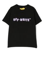 Off-White Kids t-shirt en coton à logo imprimé - Noir - thumbnail