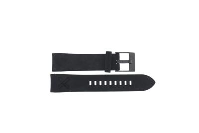 Horlogeband Armani Exchange AX1120 Silicoon Zwart 22mm