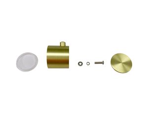 Saniclear Brass temperatuurknop tbv badkraan & regendouche opbouw