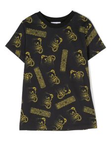 Moschino Kids t-shirt à imprimé graphique - Noir