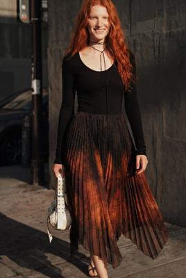 Nauwsluitende midi-jurk - BLACK - M