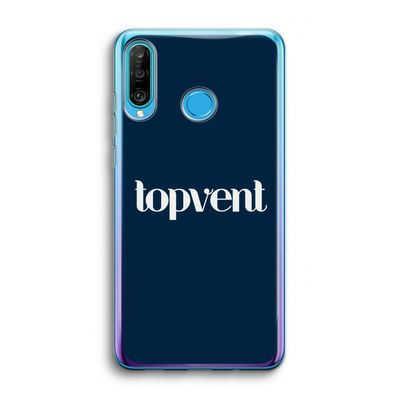 Topvent Navy: Huawei P30 Lite Transparant Hoesje