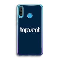 Topvent Navy: Huawei P30 Lite Transparant Hoesje