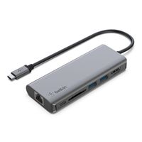 Belkin AVC008BTSGY USB-C 6-in-1 Hub - thumbnail