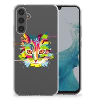 Samsung Galaxy A34 Telefoonhoesje met Naam Cat Color