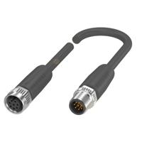 BALLUFF BCC0AC1 Distributieleiding M12 x 1 Aantal polen (sensoren): 8 1.00 m 1 stuk(s)