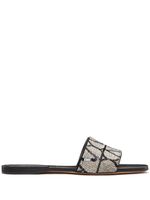 Valentino Garavani bottes Toile Iconographe en cuir - Argent Valentino Garavani bottes Toile Iconographe en cuir - Argent