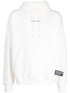 izzue hoodie à lien de resserrage - Blanc