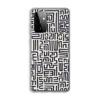 Moroccan Print: Samsung Galaxy A72 Transparant Hoesje
