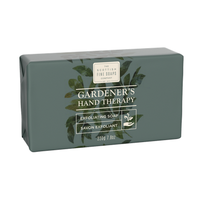 Scottish Fine Soaps Zeep Luxury Soap Bars Gardener's Hand Therapy Exfoliating Soap 220gr