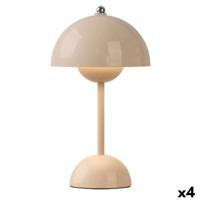 Bureaulamp Gift Decor Beige 1,5 W Paddestoel (4 Stuks)