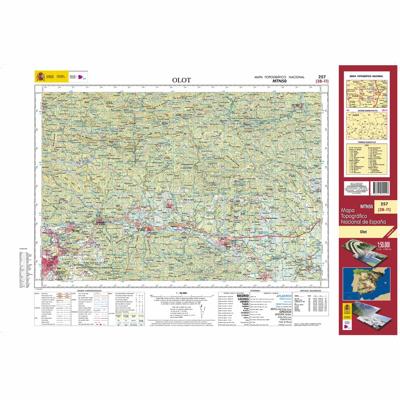 Topografische kaart 257 MT50 Olot | CNIG - Instituto Geográfico Nacional1