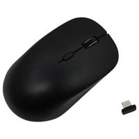 Matias M5DCBB Wireless USB-C® Mouse Muis Draadloos Optisch Zwart 4 Toetsen 1000 dpi, 1600 dpi