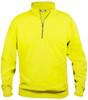 Clique 021033 Basic Half Zip - Signaalgeel - 3XL - thumbnail