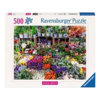 Ravensburger legpuzzel flower market, france - 500st.