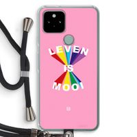 Het Leven Is Mooi: Pixel 5 Transparant Hoesje met koord