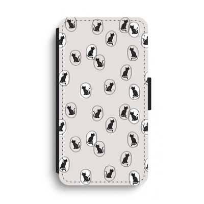 Miauw: iPhone XS Max Flip Hoesje