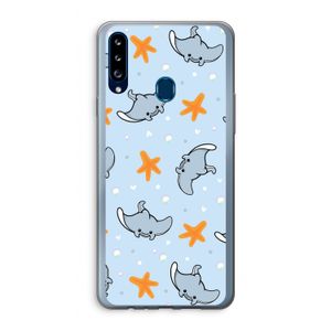 Manta: Samsung Galaxy A20s Transparant Hoesje