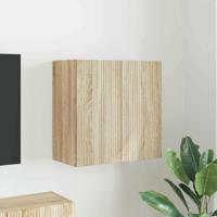 TV-wandkast Sonoma Eiken 59,5 x 31 x 60 cm Bewerkt hout