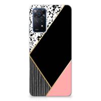 Xiaomi Redmi Note 11 Pro 5G | TPU Hoesje | Zwart Roze Vormen