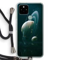 Mercurius: Pixel 5 Transparant Hoesje met koord