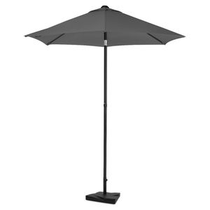 VONROC Premium Parasol Torbole – Ø200cm - Duurzame stokparasol – combi set incl. parasolvoet van 20 kg - UV werend doek