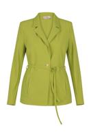 Annet bonded blazer - dark lime - 13486