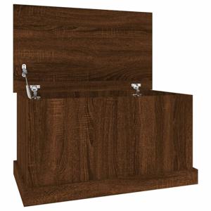 vidaXL Opbergbox 70x40x38 cm bewerkt hout bruin eikenkleur