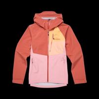Cotopaxi Impermeo 3L Hooded Regenjas Dames Faded Brick And Rose L
