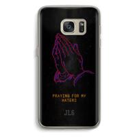 Praying For My Haters: Samsung Galaxy S7 Transparant Hoesje