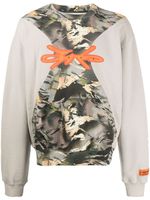 Heron Preston sweat en coton à empiècement camouflage - Vert - thumbnail