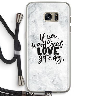 Partner in crime: Samsung Galaxy S7 Edge Transparant Hoesje met koord