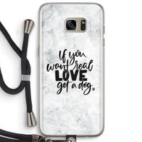 Partner in crime: Samsung Galaxy S7 Edge Transparant Hoesje met koord