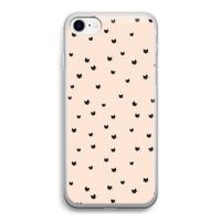 Kleine kattenkopjes: iPhone SE 2020 Transparant Hoesje