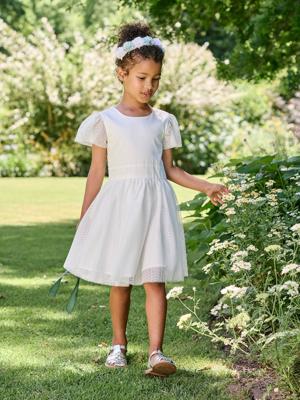 Feestjurk voor meisjes wit