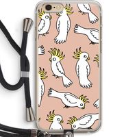 Papegaai: iPhone 6 PLUS / 6S PLUS Transparant Hoesje met koord
