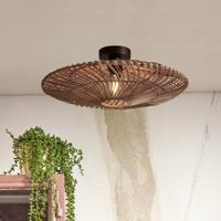 GOOD&MOJO Plafondlamp 'Zanzibar' Rotan, 55cm, kleur Naturel