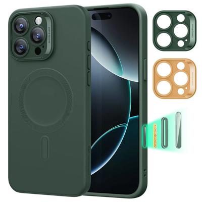 iPhone 16 Pro Max Cloud Soft Magnetic Case (Camera Control) - Green