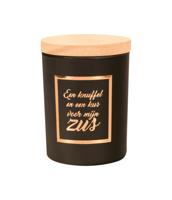 Paperdreams Geurkaars klein roze/zwart - zus