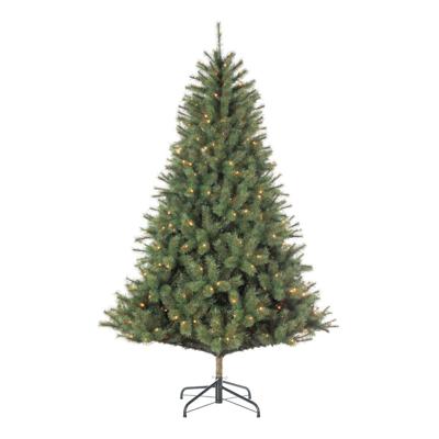 Kunstkerstboom Norwood groen H230 x dia. 150 cm met 440 LED warm wit - Black box