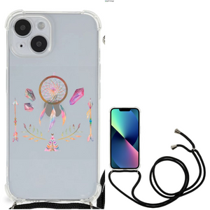 iPhone 14 Stevig Bumper Hoesje Boho Dreamcatcher