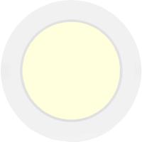 LED Downlight Pro Opbouw Rond 6W - Mat Wit Kunststof Warm Wit 3000K