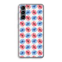 Klaproosjes: Samsung Galaxy S21 Transparant Hoesje