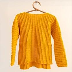 Yarn and Colors Brunch Time Sweater Haakpakket 1 Mustard S