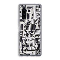 Moroccan Print: Sony Xperia 5 Transparant Hoesje