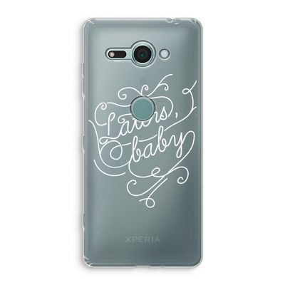 Laters, baby: Sony Xperia XZ2 Compact Transparant Hoesje