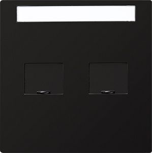 Gira inzetplaat V DRGR MJ zwart S-Color gira