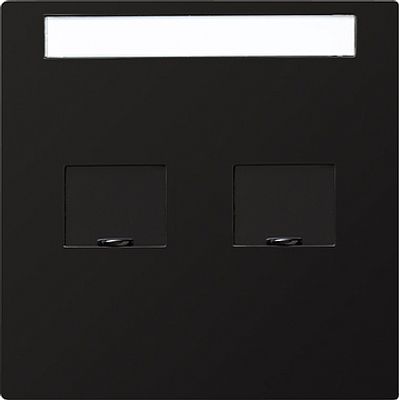 Gira inzetplaat V DRGR MJ zwart S-Color gira