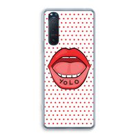 Yolo Denise: Sony Xperia 5 II Transparant Hoesje Yolo Denise: Sony Xperia 5 II Transparant Hoesje